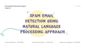 Spam Email Detection Using Natural Language Processing Approach