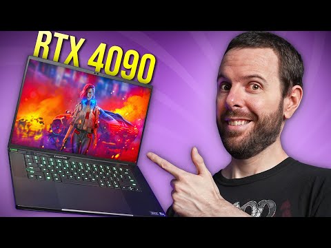 I Tested an RTX 4090 Gaming Laptop! Exclusive First Look with DLSS 3