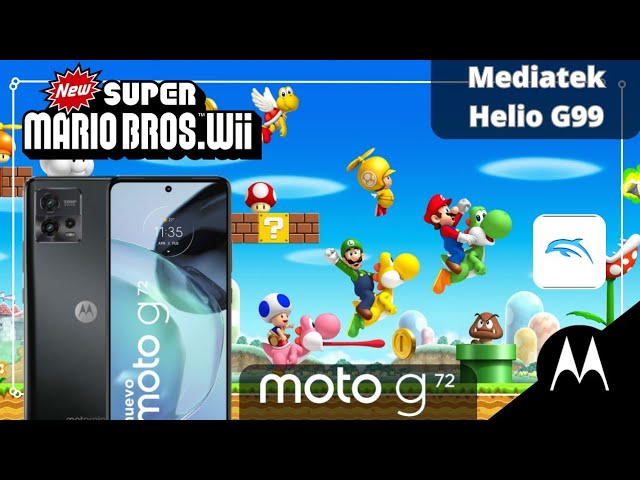 New Super Mario Bros Wii Prueba Gaming en el Motorola G72  (Dolphin)(Mediatek Helio G99) Rendimiento! 