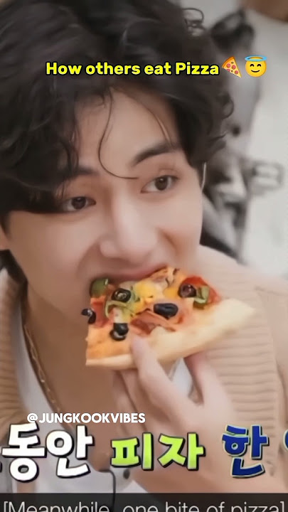 BTS Eating Pizza Normally… Then There’s Jungkook & SUGA 😂🍕