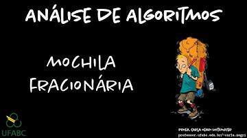 Mochila fracionária - Prova de otimalidade do algoritmo