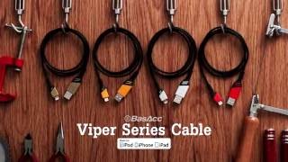 BasAcc 3′ Lightning USB Cable (Apple MFi Licensed & Certified) for iPhone 6 Plus 6s SE 5 5s 5c iPad Pro 5 4 Air 2 1 Mini 4th 3rd 2nd iPod Touch 5th 6th iPod Nano 7 Sync and Charge Charger 8-Pin Black BasAcc Viper MFi Lightning Cable -MADE WITH KEVLAR