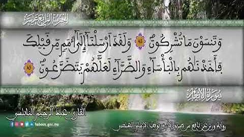 الثمن 1  من الحزب 14 رواية ورش عن نافع من المصحف المثمن بصوت القارئ عبد الرحيم النابلسي