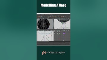 Modeling a Vase  #shorts #maya #game #ytshorts