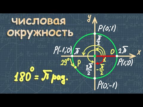 Числовая окружность 10 класс Алимов