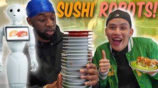 We Ate at a Robot Sushi Restaurant!