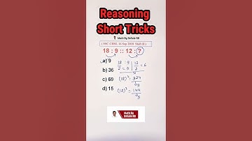 Reasoning Short Tricks 🎯 #maths #mathstricks #mathematics #math #mathtricks #shorts #education