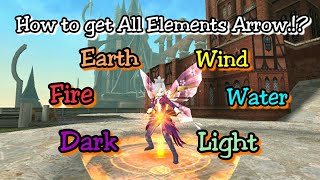 Toram Online Guide How Get All Arrow Elements Bow Bg Youtube