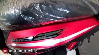 indra motovlog #4WALKAROUND YAMAHA Mio Z Merah Zuper 2016 !!!