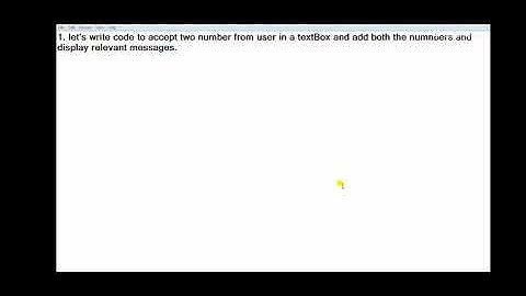 Addition of two numbers in vb.net | sum using button click event |  visual basic |  vb.net