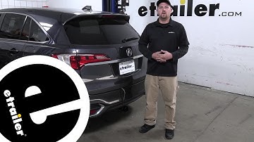 DIY Install: T-One Vehicle Wiring Harness with 4-Pole Flat Trailer Connector on your 2016 Acura RDX