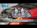 How to Replace Passengers Side Engine Mount 2007-2010 Chrysler Sebring