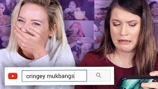 reacting to cringey mukbangs ft. jessi smiles