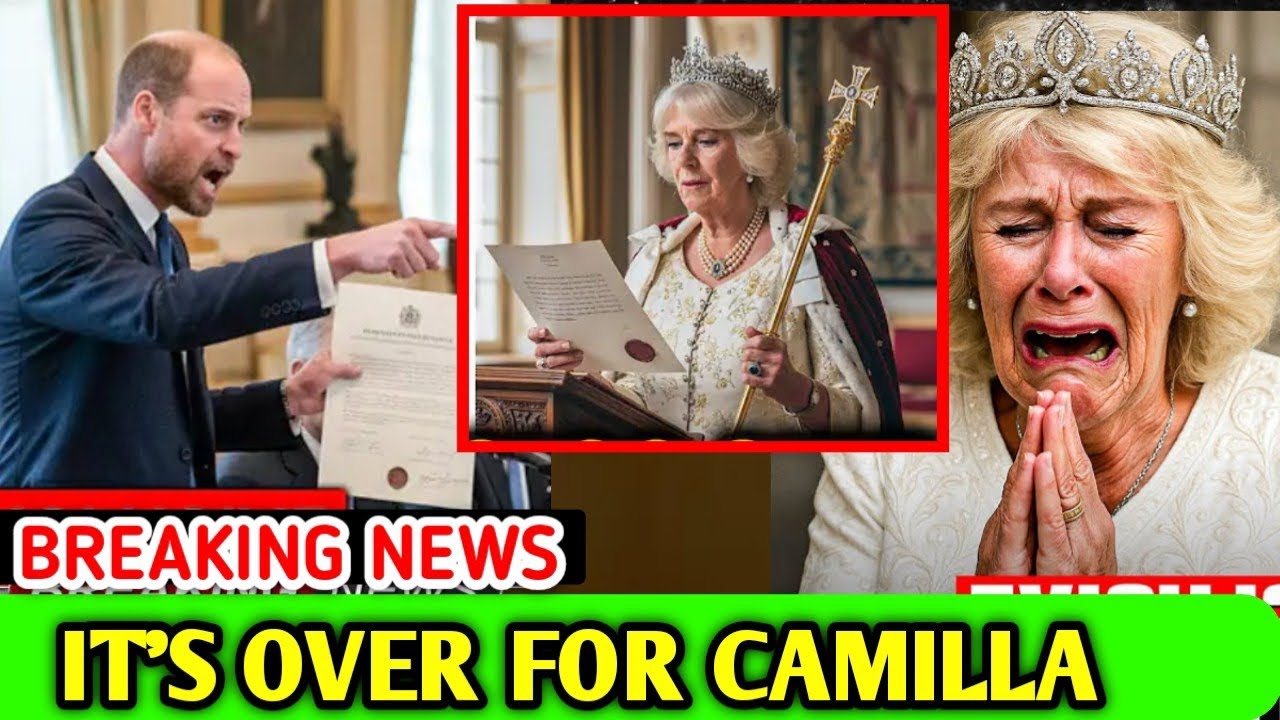 Queen Camilla breakdown in tears on her final day handing over the crown to Kate Middleton 