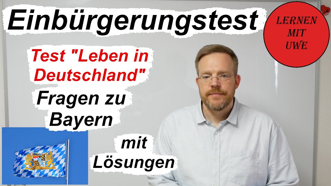 Oet Bamf De Test Leben In Deutschland Test „Leben in Deutschland“ Prüfungstraining – 032 – Fragen zum