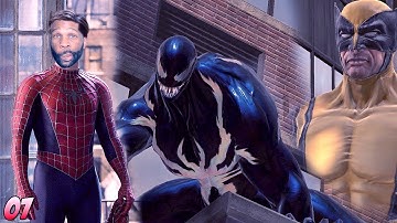 Spider-Man: Web of Shadows Walkthrough Gameplay Part 7 - When the Glitches Come Through