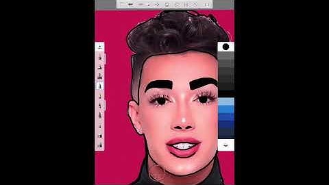 Julian Opie Style Portrait