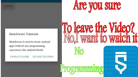 #7 How to make and setup dialog prompt in sketchware(android) tutorial