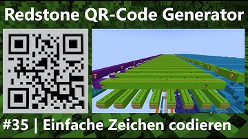 QR-Code Encoder, #35 – Einfache Zeichen codieren | Minecraft Redstone