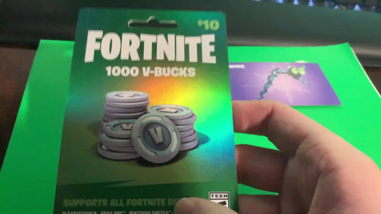 V BUCKS CARD YouTube