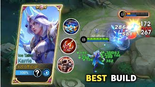 KARRIE BEST BUILD IN THIS CURRENT META 2024 (Must Try!!) | MLBB