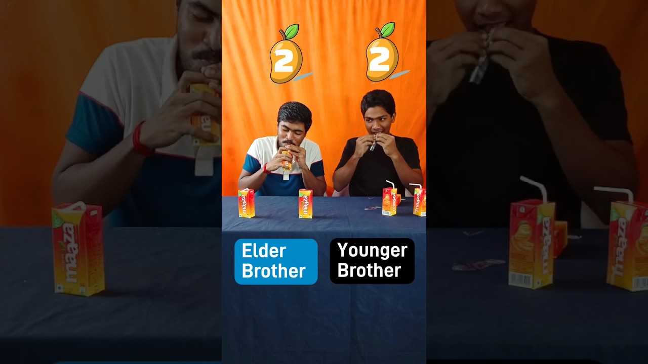Mango Juice Challenge | Elder vs Young 