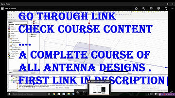 Building and analyzing S Parameter Antenna in HFSS | Return Loss Plot of antenna