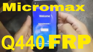Micromax Q440 frp bypass google nougat 7.0 without computer and box