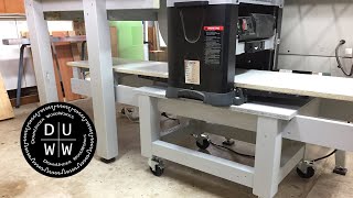 Build a mobile tool stand for the workshop Continuing with the reorganising of my workshop I needed a stand for my thickness planer.