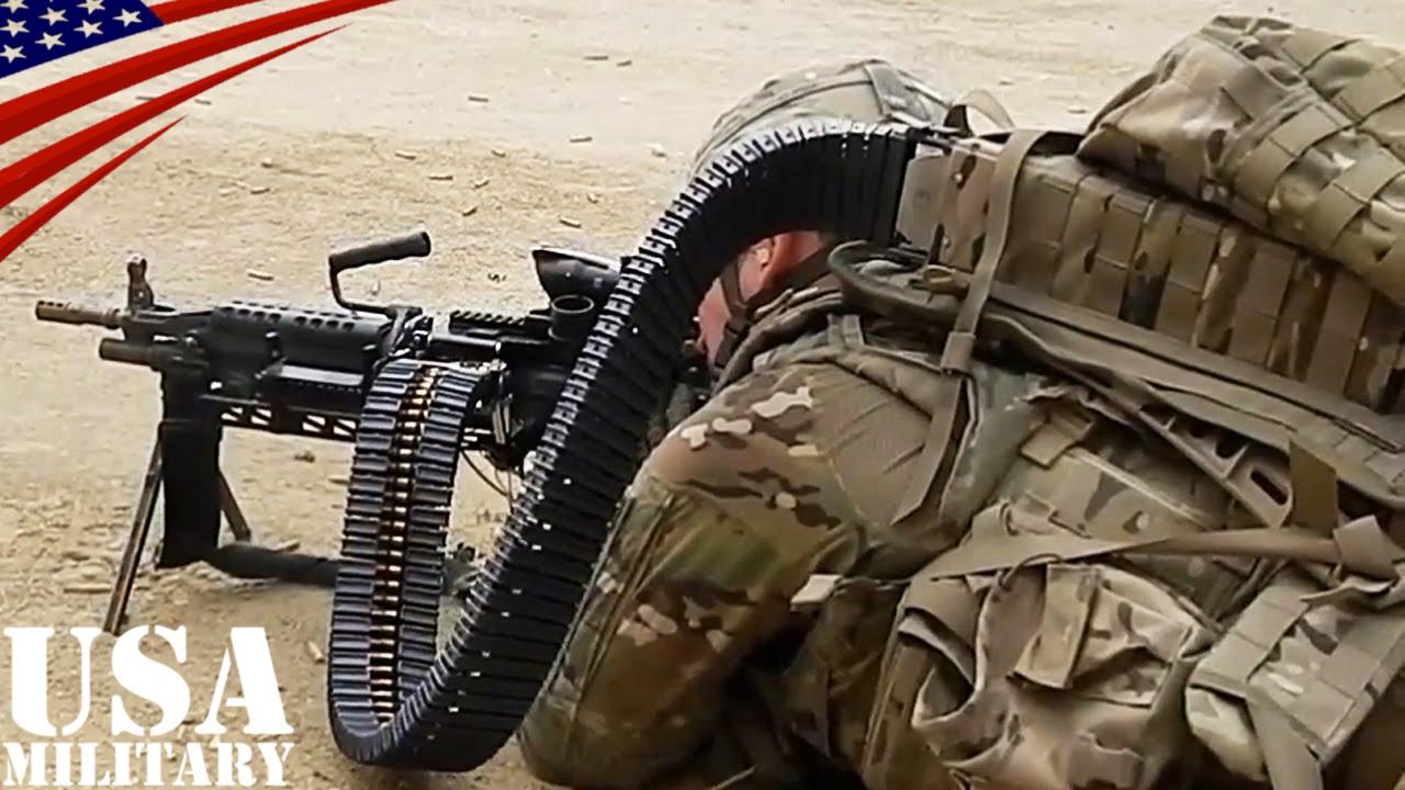 機関銃を500発連続射撃できるバックパック 7 62mm弾 M240 Mk48機関銃 Youtube