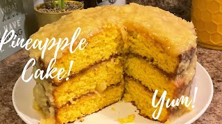 How To Make A Pineapple Cream Cheese Layer Cake | Delicious!