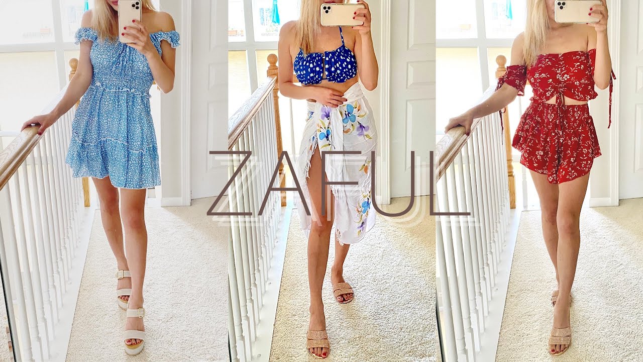 ZAFUL CLOTHING TRY ON HAUL | Summer Styles | Dresses, bathing suits and ...