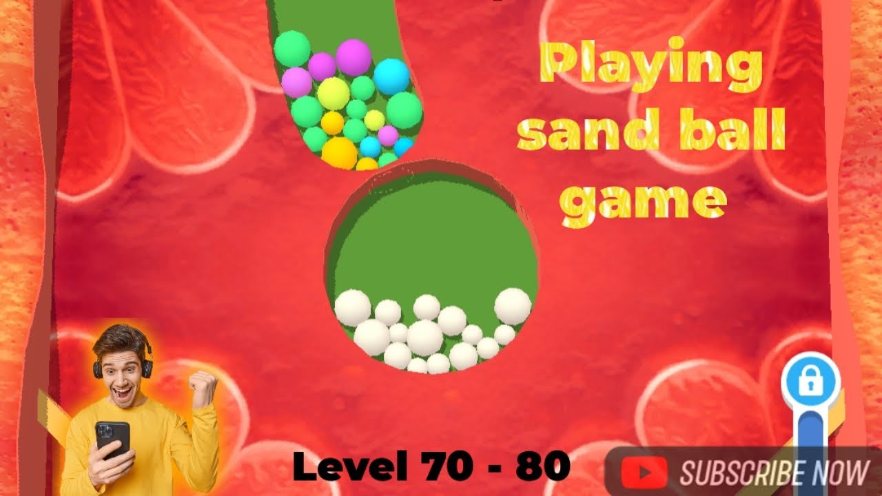 Sand ball gameplay colourfull ball #satishfying#gameplay 