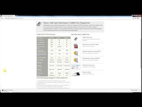 TL866II Plus - instalacja programowania
