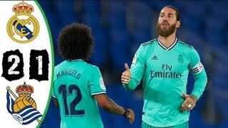 ملخص مباراة ريال مدريد ضد ريال سوسيداد. 🔥🔥HD