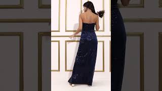 Delicious navy evening dress