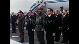 Leonid Brezhnev Visits Fidel Castro Ruz | 15th Annniversary of Cuban Revolution | January 1974