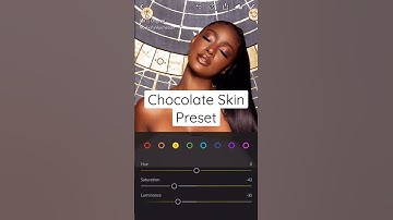 Chocolate skin Preset - Lightroom Mobile Preset | Dark Skin Presets | Brown Aesthetics | Free Preset
