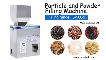 How to use 500g Particle and Powder Filling Machine