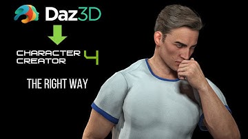 Daz3d into Character Creator 4 | The right way |