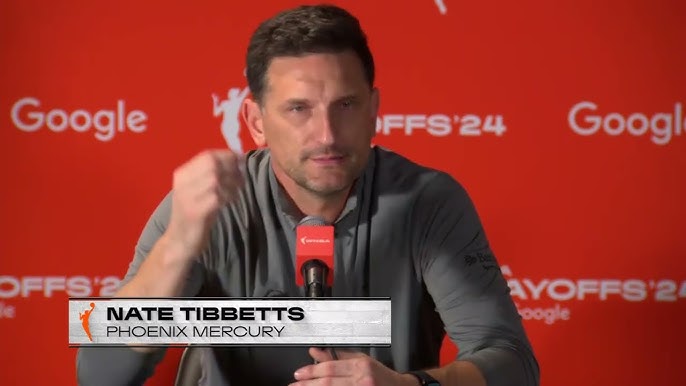 Coach Nate Tibbetts post game interview | Phoenix Mercury vs Minnesota Lynx  WNBA playoffs basketball - YouTube
