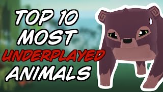 Animal Jam: Top 10 MOST Unused Animals