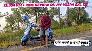 REVIEW ON MY VESPA SXL 125 SCOOTER | Pros and Cons |Worth buying  | BRAND OR JUST  OVERPRICED 