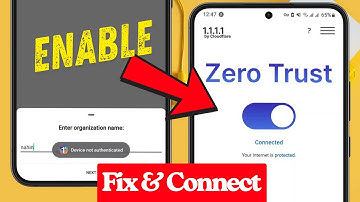 How to Enable Zero Trust in 1.1.1.1 | Fix “Device Not Authenticated” Error