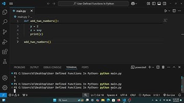 User Defined Functions In Python | Explained In Urdu