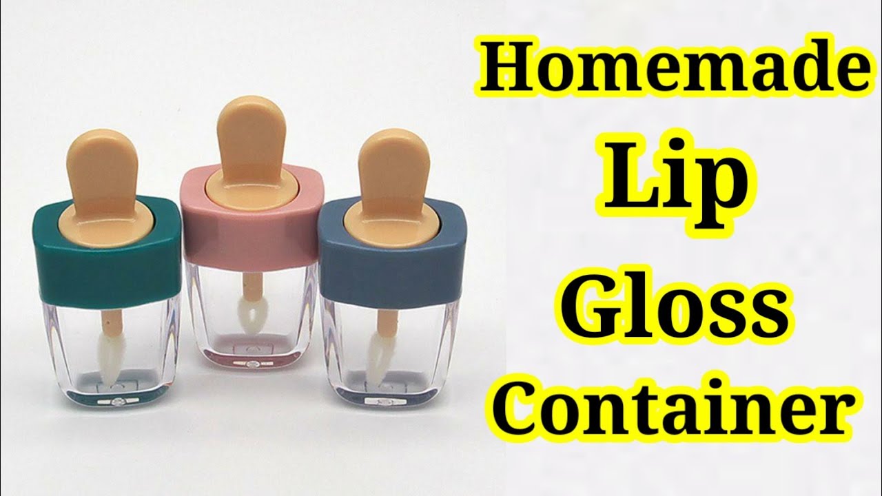 How to make small container/homemade lip balm container/homemade slime  container/Mini container 