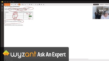 Expected Frequencies and Chi-Square test statistic