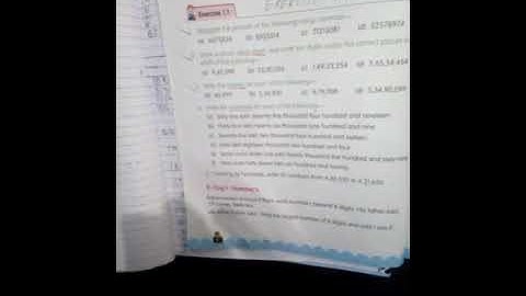 Class 5th Maths Chapter 1, Large Numbers Exercise 1.1 Part 2