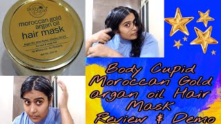 Body Cupid Moroccan Gold Argan Oil Hair Mask😕 Application , Benefits | Review & Demo screenshot 2