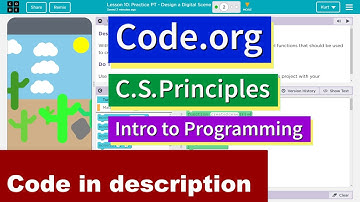 How to Make Your Own Scene - Code.org Design a Digital Scene Lesson 10 Tutorial